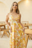 Ring Detail Back Tie Maxi Dress