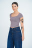 Luxe Crew Neck Short Sleeve Top