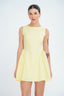 Samaria Boat Neck Mini Dress