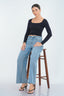 Luxe Crew Neck Long Sleeve Top