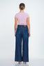 Luxe High Neck Short Sleeve Top