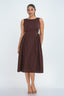 Samaria Boat Neck Midi Dress