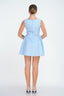 Samaria Boat Neck Mini Dress