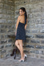 Polka Halter Neck Mini Dress