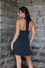 Polka Halter Neck Mini Dress