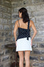 Polka Tie Neck Cami Top