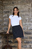 Polka Bais Mini Skirt