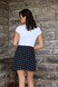 Polka Bais Mini Skirt
