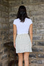 Polka Bais Mini Skirt