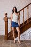 Polka Tie Neck Cami Top