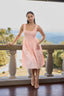 Lucia Button Midi Dress