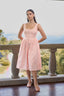 Lucia Button Midi Dress