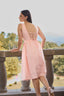 Lucia Button Midi Dress