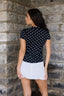 Polka Button Detail Top