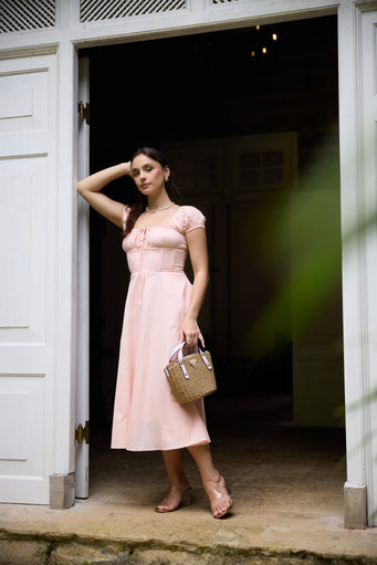 Lethia Corset Midi Dress