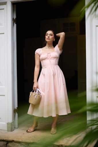 Lethia Corset Midi Dress