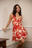 Halter Neck Printed Mini Dress