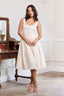 Lucia Button Midi Dress