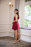 Samaria Boat Neck Mini Dress