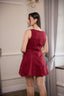 Samaria Boat Neck Mini Dress