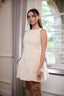 Samaria Boat Neck Mini Dress