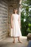 Samaria Boat Neck Midi Dress