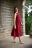 Samaria Boat Neck Midi Dress