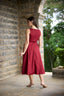 Samaria Boat Neck Midi Dress