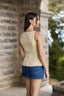Alana Boat Neck Peplum Top