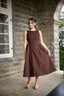 Samaria Boat Neck Midi Dress