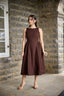 Samaria Boat Neck Midi Dress