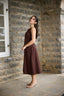 Samaria Boat Neck Midi Dress