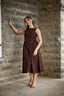 Samaria Boat Neck Midi Dress