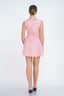 Samaria Boat Neck Mini Dress