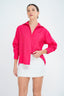 Linen Button Up Oversized Shirt
