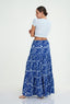 Tiered Printed Maxi Skirt