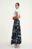 Tiered Printed Maxi Skirt