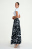 Tiered Printed Maxi Skirt