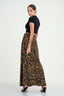 Satin Printed Maxi Skirt