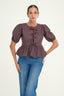 Puff Sleeved Ganni Top