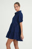 Button Down Tiered Oversied Dress