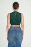 Crop Top with Elastic Waistband