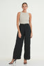 Pleated Wide Leg Pant