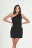 One Shoulder Mini Dress