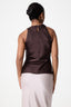 Alcea Cowl Neck Satin Top