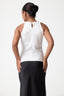 Alcea Cowl Neck Satin Top