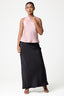 Alcea Cowl Neck Satin Top