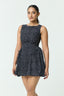 Samaria Boat Neck Mini Dress