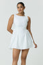 Samaria Boat Neck Mini Dress