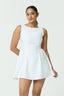 Samaria Boat Neck Mini Dress